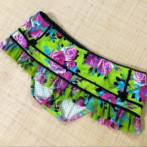 BetseyJohnson American Beauty Kiwi Rose Bikini Bot